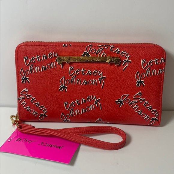 NWT Betsey Johnson Red Wallet with Gift Box - Picture 2 of 9